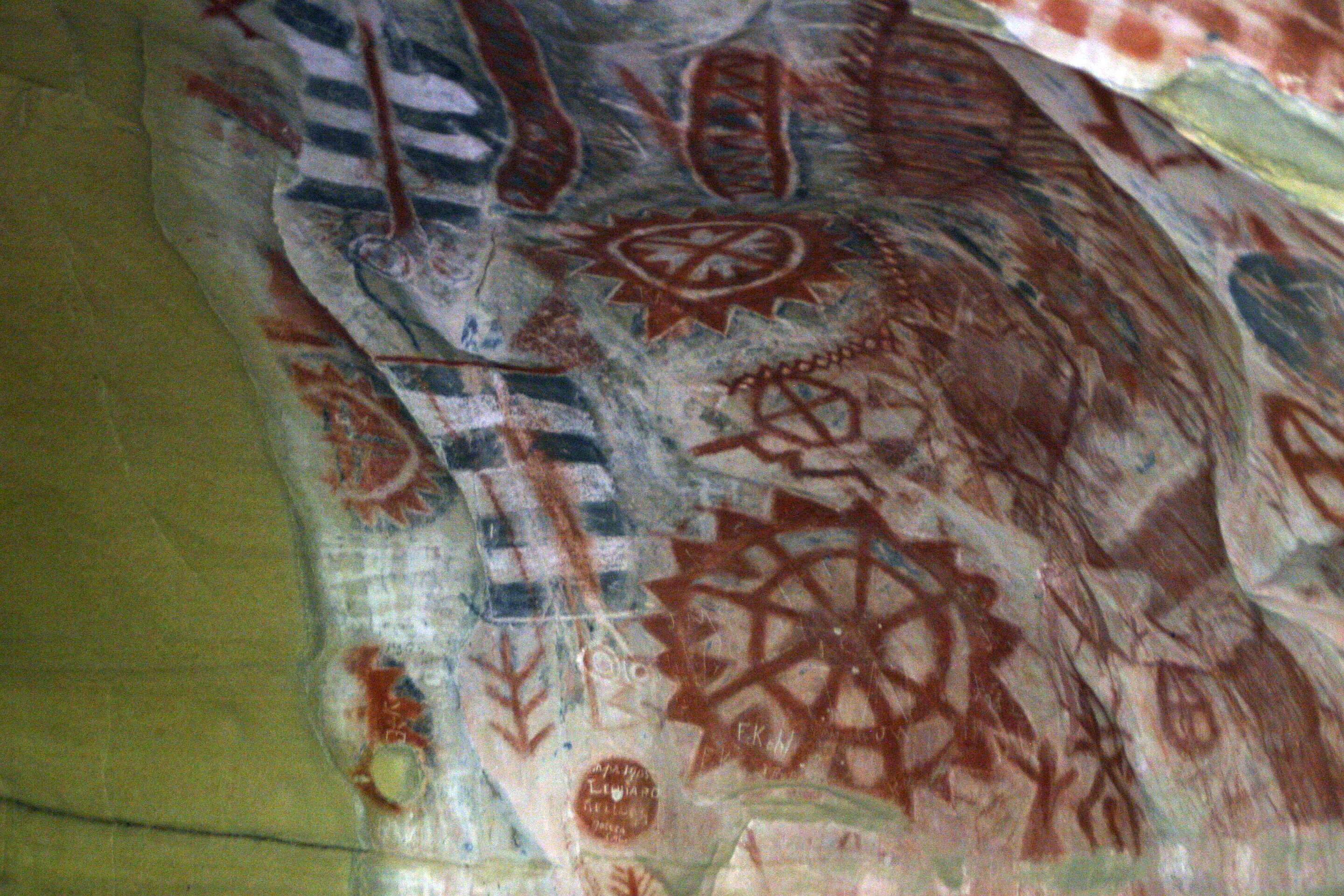 Image of rock painting, Painted Cave, Santa Barbara, CA